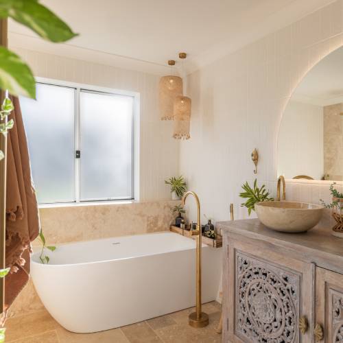 Carrara bathroom renovation project